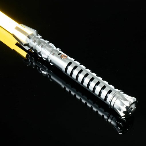 SILVER CLAWS SABER Yellow Lightsaber Neopixel Lightsaber