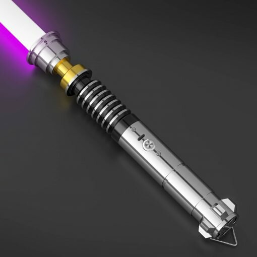 SILVER LUCK SABER Obi Wan Lightsaber