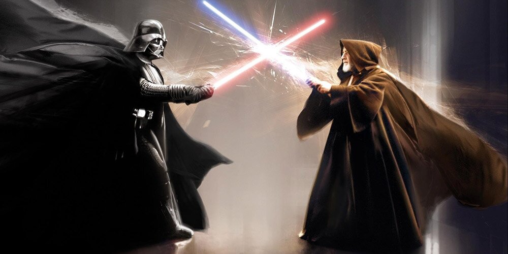 Battle of Obi-Wan and Darth Vader